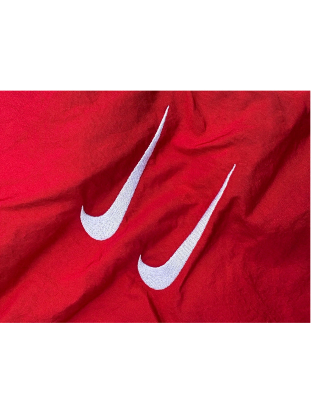 Nike Vintage Red Track Pants w/ Double Swoosh SZ - Small - Picture 4 of 9
